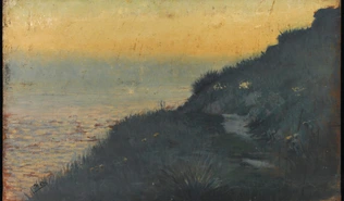 Alphonse Osbert - Paysage marin dans le Cotentin