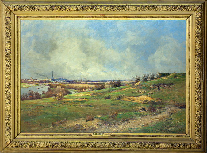 Antoine Guillemet - Paris vu de la butte des Moulineaux