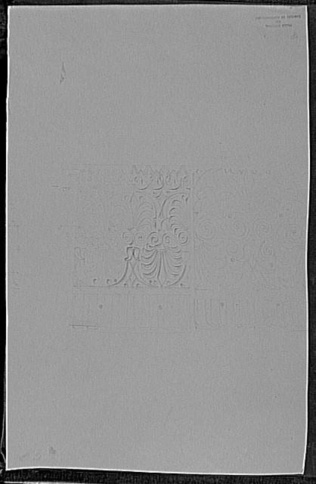 Louis Boitte - Etude de moulure (recto) ; Scène à l'antique (verso)