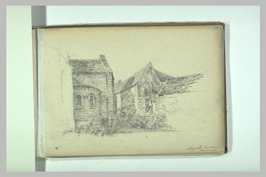 Léonide Bourges - Une chapelle romane d'Auvers-sur-Oise