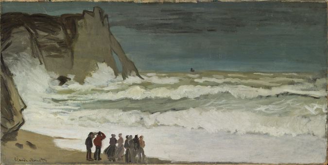 Claude Monet - Grosse mer à Etretat