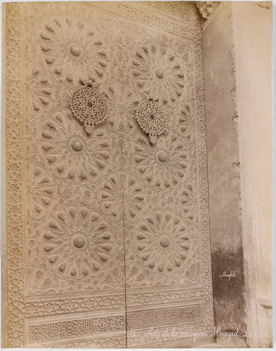 Félix Bonfils - Porte de la mosquée Moayed, Le Caire