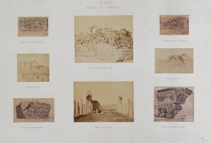Albert Ballu - Algérie, ruines de Théveste (Tébessa), monastère