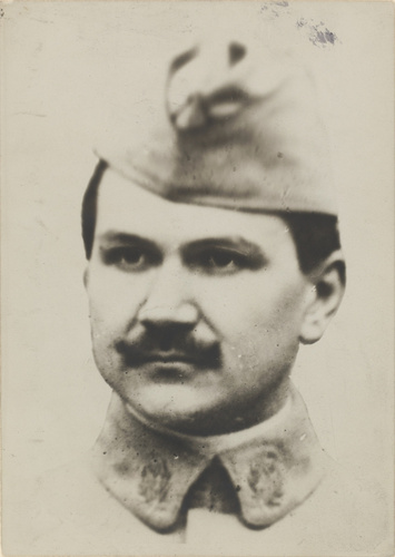 Anonyme - Jean Dagnan, en militaire, trois-quarts face