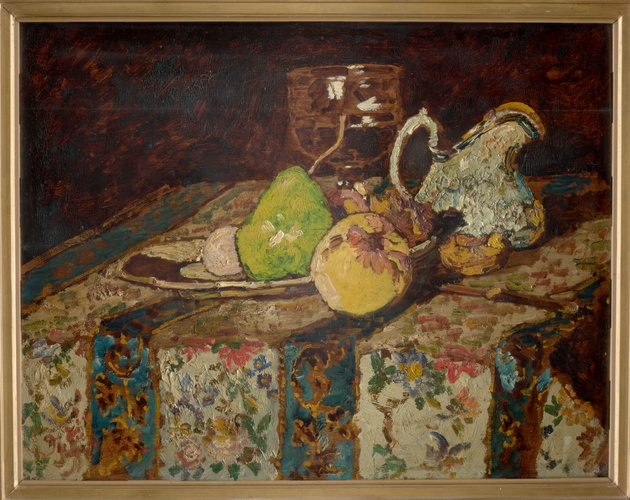 Adolphe Monticelli - Nature morte au pichet blanc