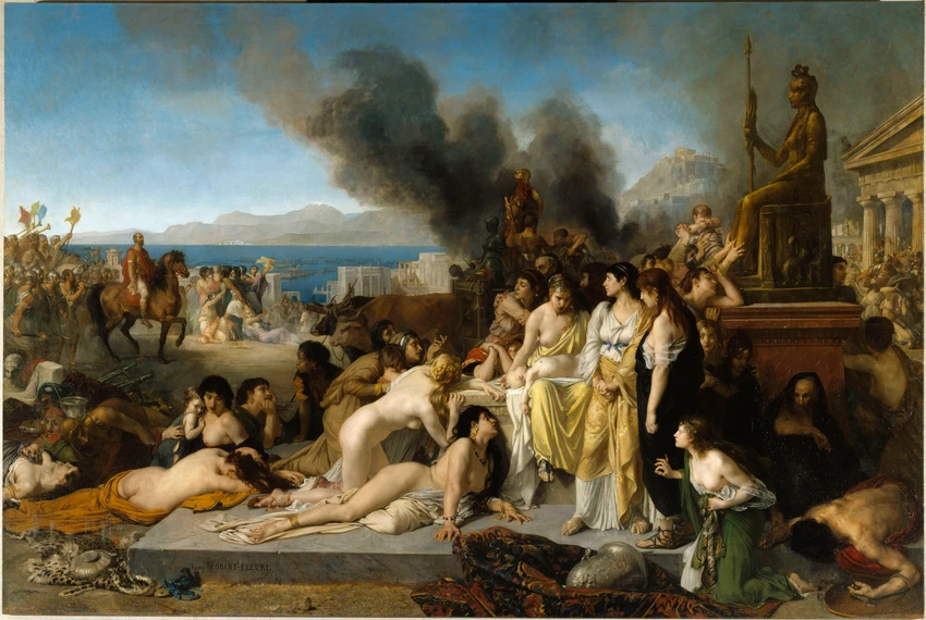 Tony Robert-Fleury - Le Dernier Jour de Corinthe