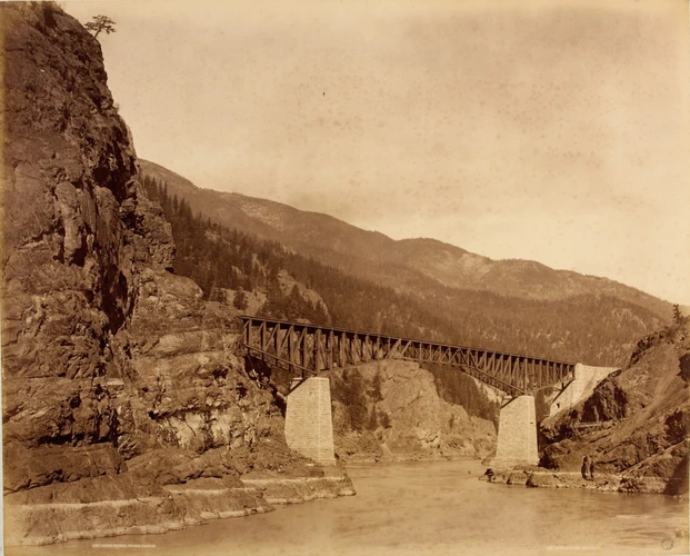 William Mac Farlane Jr Notman - Cisco Bridge, Fraser Canyon