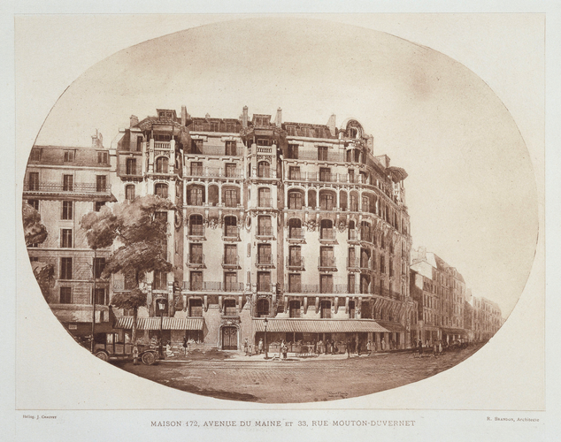 Raoul Brandon - Immeuble 172, avenue du Maine et 33, rue Mouton-Duvernet, Paris ...
