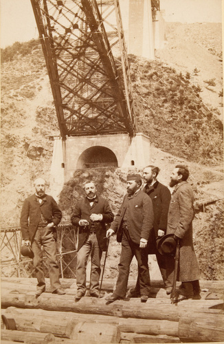 Alphonse Terpereau - A Garabit, Gustave Eiffel et Charton