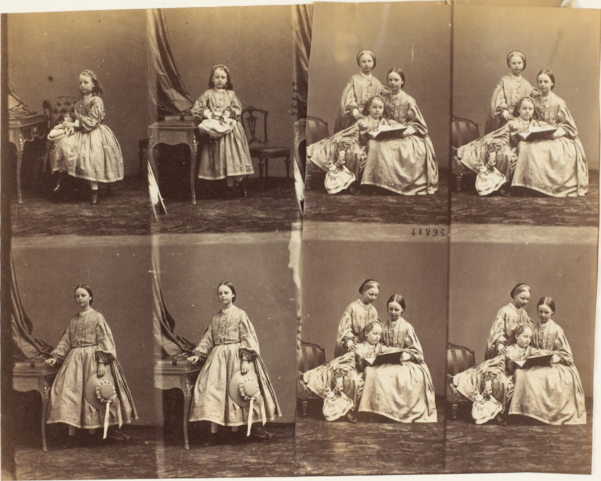 André Adolphe Eugène Disdéri - Ladies Mary, Katherine et Emily Onslow filles de ...