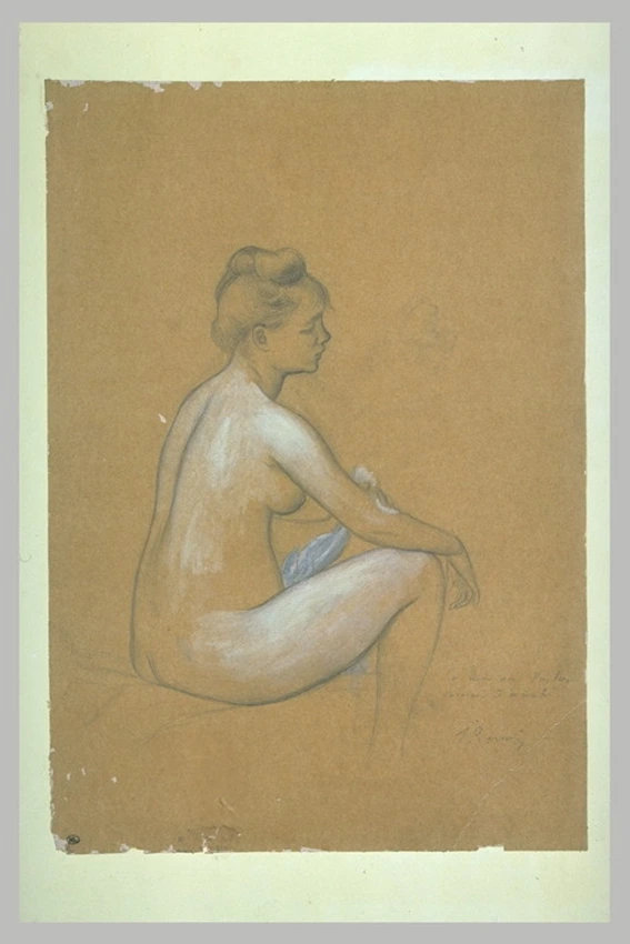 Auguste Renoir - Baigneuse assise s'essuyant les bras
