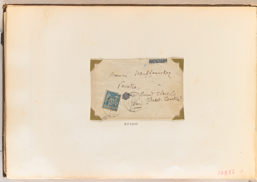 Adresse sur une enveloppe timbrée - Paul Gauguin | Musée d'Orsay