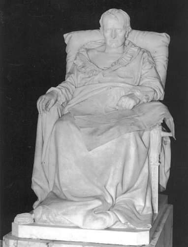 Vincenzo Vela - Napoléon mourant à Sainte-Hélène
