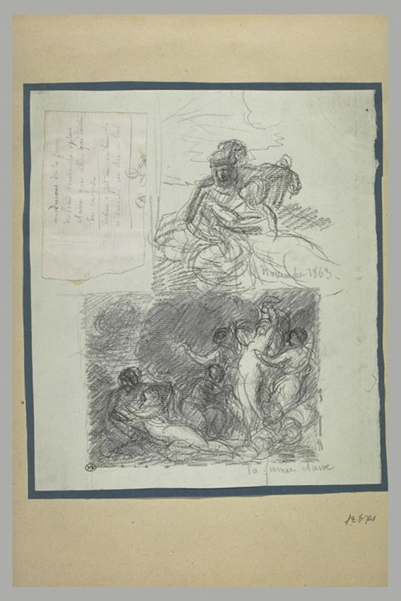 Henri Fantin-Latour - Illustration du Venusberg dans 'Tannhaüser' de Wagner ; re...