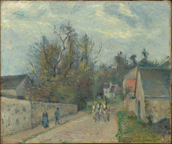 La Route de Louveciennes - Camille Pissarro | Musée d'Orsay