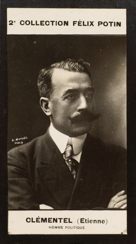 Henri Manuel - Etienne Clémentel, homme politique