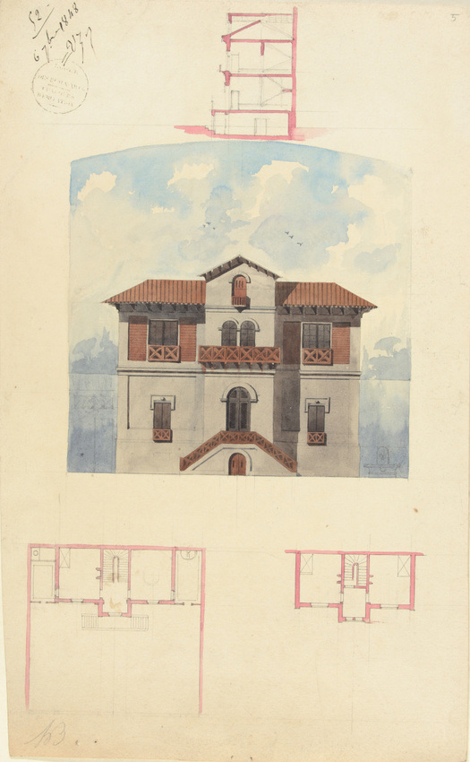 Louis Boitte - Une maison pour une famille d'ouvriers, concours d'émulation