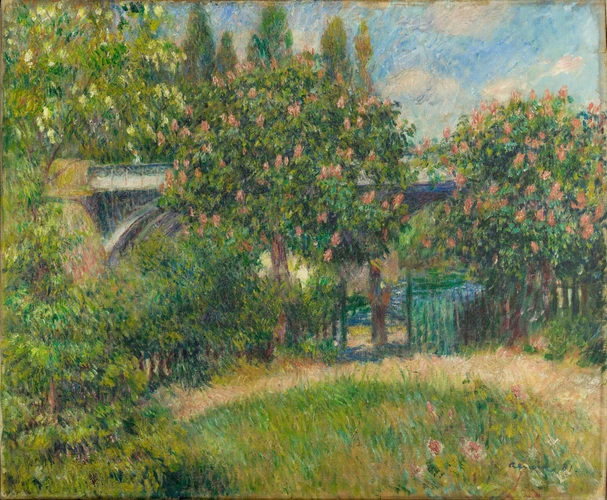 Auguste Renoir - Pont du chemin de fer à Chatou
