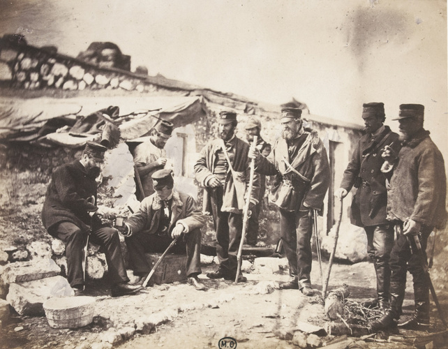 Roger Fenton - Lieutenant-colonel Shadforth and officers of the 57 th.