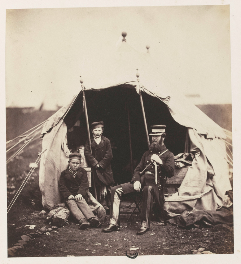 Roger Fenton - Lieutenant-Colonel Brownrigg C.B. and the Russian Boy's