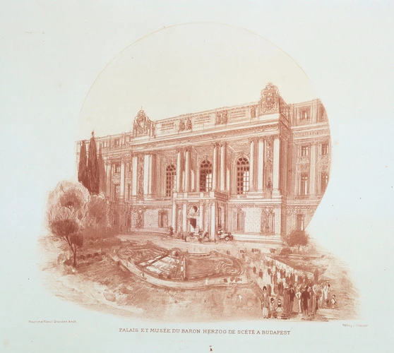 Raoul Brandon - Budapest, palais et musée du Baron Herzog de Scété
