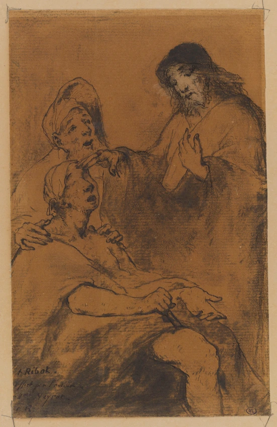 Théodule Ribot - Le Christ guérissant un aveugle