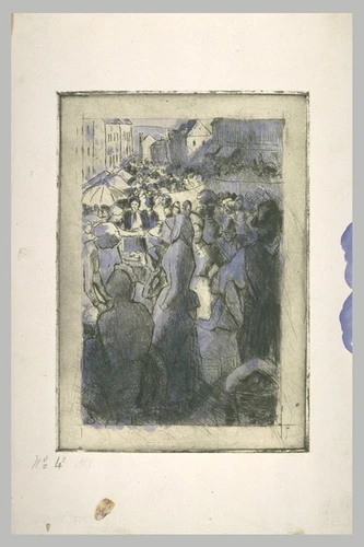 Camille Pissarro - Marché de Gisors