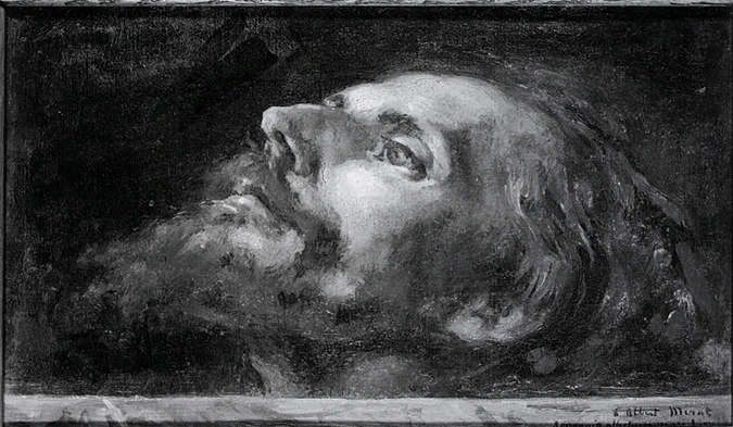 Henri Lévy - Portrait du poète Albert Mérat