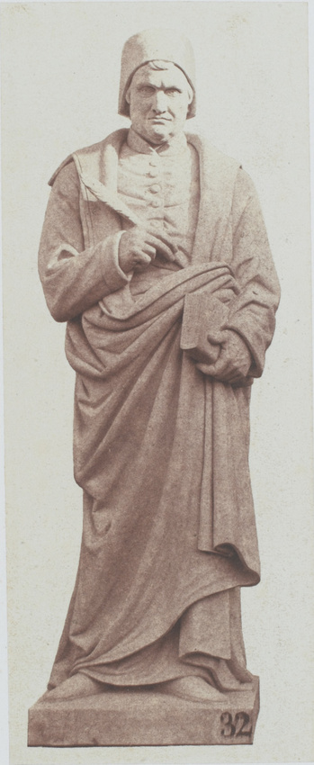 Édouard Baldus - "Froissart", statue de Henri Lemaire, décor du palais du Louvre...