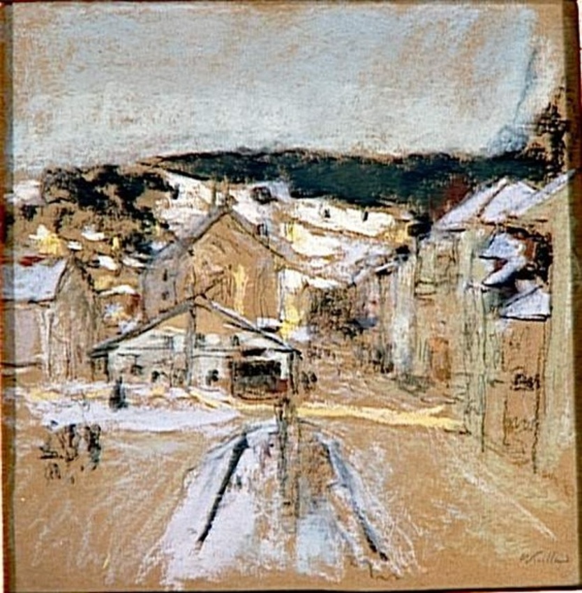 Village dans les Vosges : Gerardmer - Edouard Vuillard