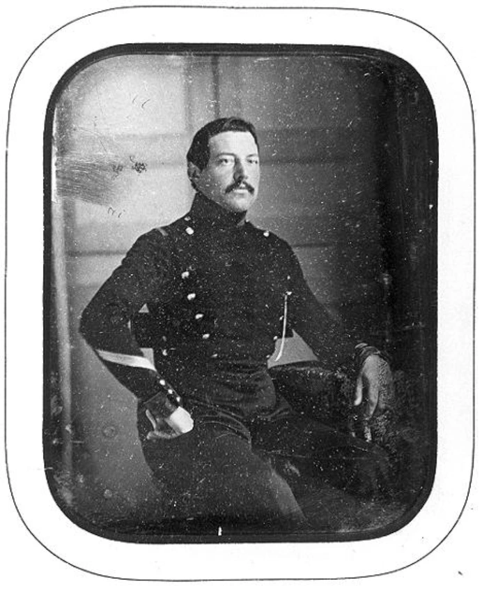 Jean-Baptiste Sabatier-Blot - Militaire assis