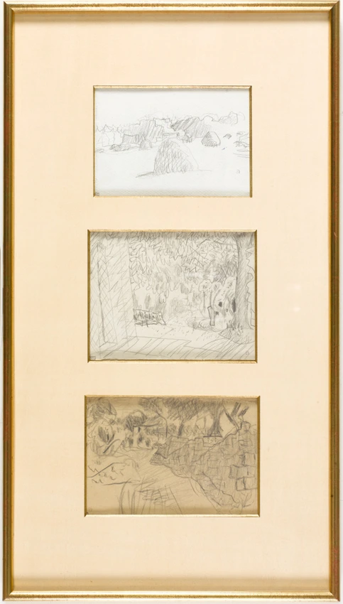 Pierre Bonnard - Le mur dans le jardin