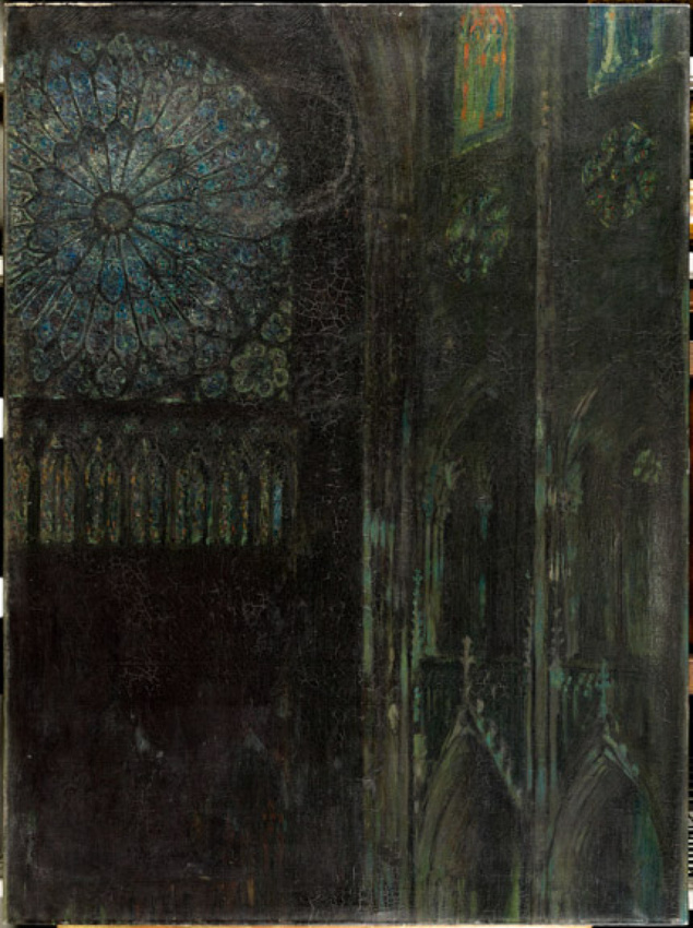 Paul Helleu - Intérieur d'église, cathédrale d'Amiens