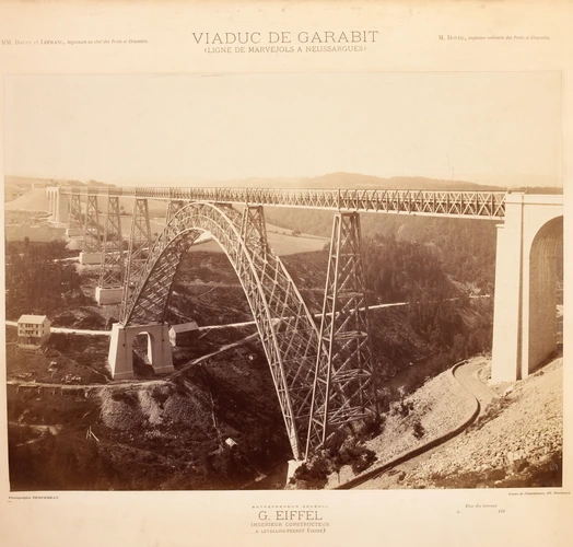 Alphonse Terpereau - Le Viaduc de Garabit après son achèvement
