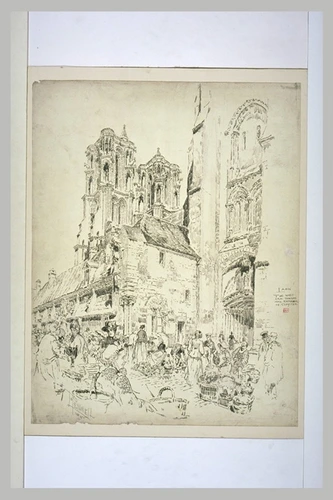 Joseph Pennell - Les tours de la cathédrale de Laon