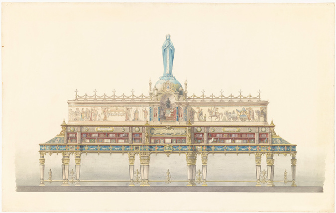 Emile Reiber - Bibliothèque monumentale pour le Vatican