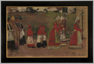 Charles Cottet - Procession de la Vierge de la mer