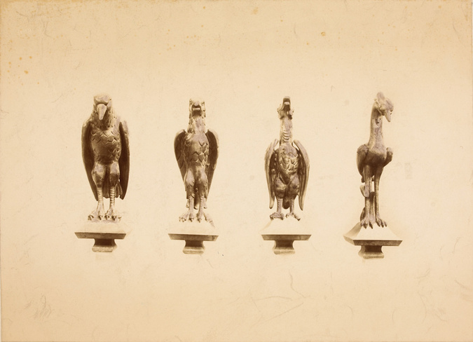 Eugène Boutier - Cathédrale de Dijon, oiseaux des pinacles