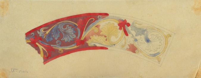Frise à motifs de rinceau IXe siècle - Victor Ruprich-Robert | Musée d ...