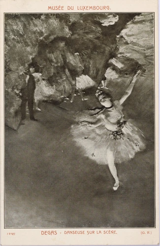 Anonyme - "Ballet", pastel d'Edgar Degas