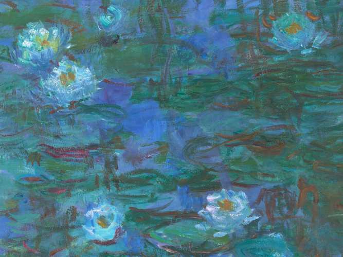 Les Nymphéas de Claude Monet Claude Monet, Water Lilies Nympheas 1919, Museum Quality