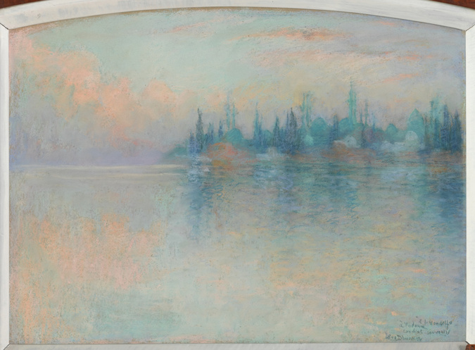 Lucien Lévy-Dhurmer - L'Ile dans la brume