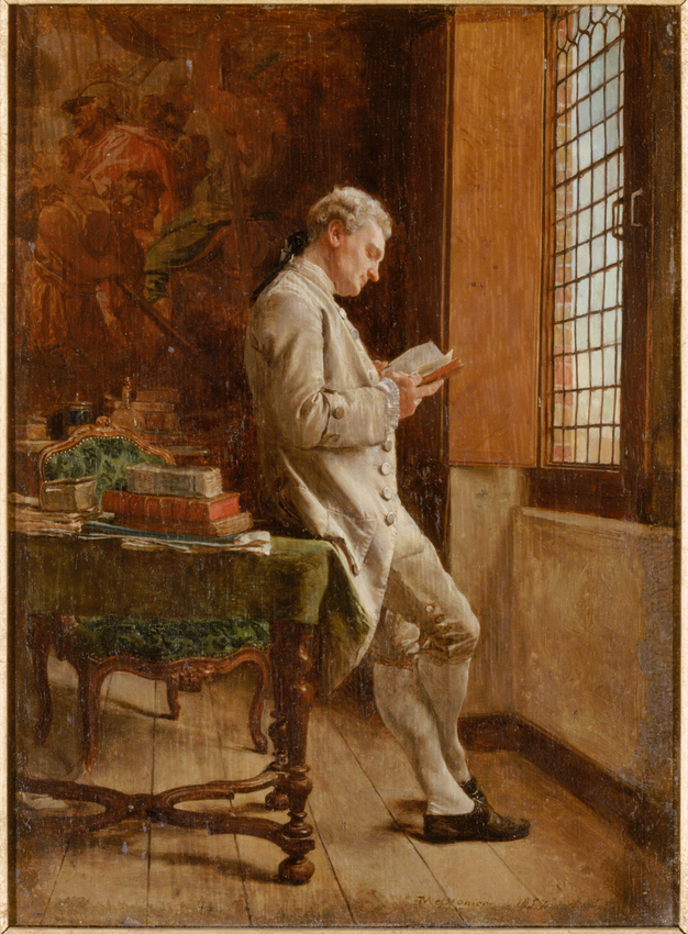 Ernest Meissonier - Le Liseur blanc