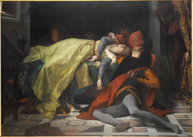 Alexandre Cabanel - Mort de Francesca de Rimini et de Paolo Malatesta