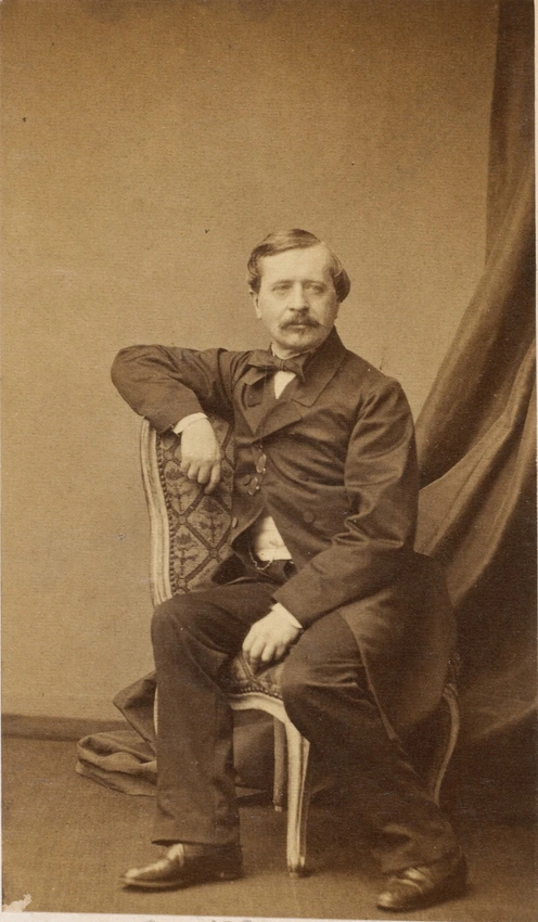 De Loménie, né St-Yrieux en 1815, mort en 1878, littérateur, titulaire de la chaire de littérature au Collège de France - Pierre Lanith Petit