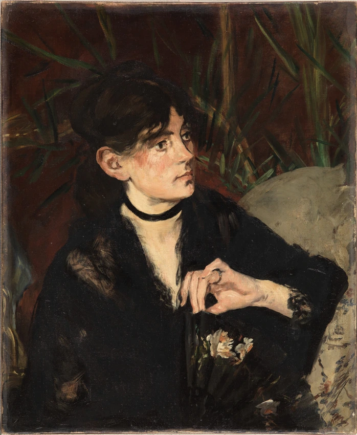 Edouard Manet - Portrait de Berthe Morisot à l'éventail