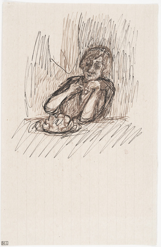 Pierre Bonnard - Marthe assise mangeant du raisin