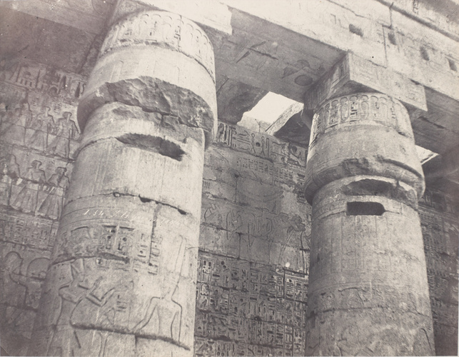 John Beasley Greene - Médinet-Habou, Temple funéraire de Ramsès III, paroi gauch...