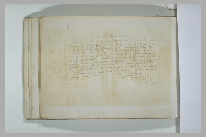 Charles Cuisin - Texte manuscrit : 'Le Lendemain'