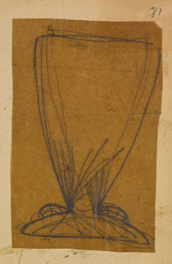 Lucien Bonvallet - Huit modèles de vases, ronds, à haut col, évasés et esquisse ...